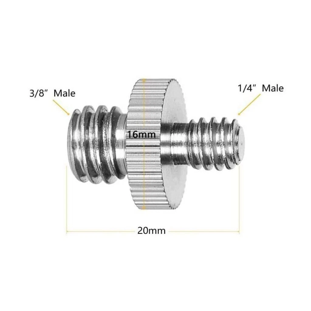 HAMA Viti Raccordo Per Treppiede - 5 Pezzi - Riduzione Da 3/8" A 1/4" Per Accessori Fotografici - 2