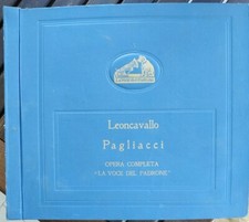 Vinili 78 giri La voce del padrone "I PAGLIACCI" R.LEONCAVALLO Opera Completa