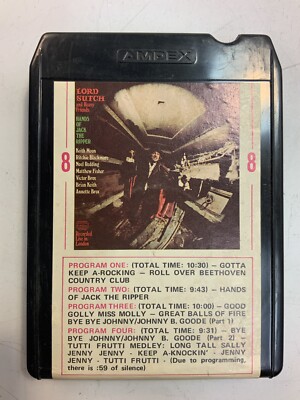 Hands Of Jack The Ripper 8 Track Tape Lord Sutch And Heavy Friends