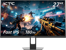 27" Gaming Monitor 180Hz 1ms IPS, 1080P, FreeSync, HDR10, Wall Mount Ready