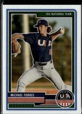 2023 Panini USA Baseball Stars & Stripes #52 Michael Torres