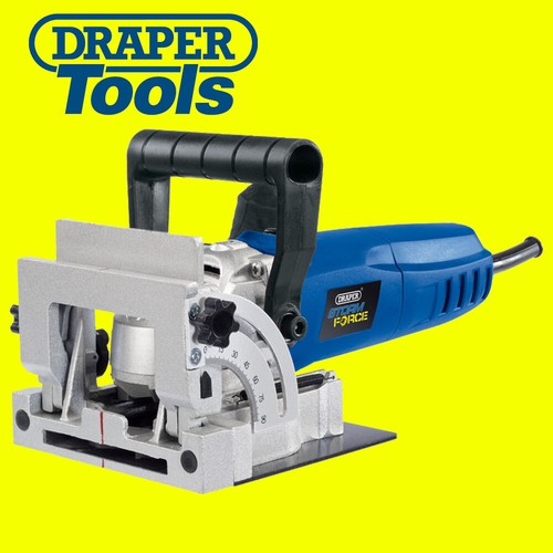 DRAPER 83611 900W BISCUIT JOINER ENSAMBLADOR MADERA TRABAJO SIERRA CORTADORA EN CASO |