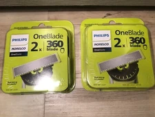 Philips Norelco OneBlade 2x 360 Blade Replacement New