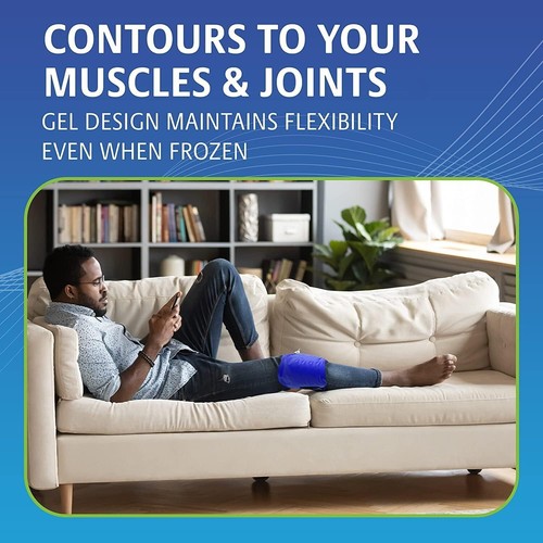 Ice Packs for Injuries Reusable - Adjustable 14 x 6 Inch Hot and Cold Gel Pack - Picture 5 of 7