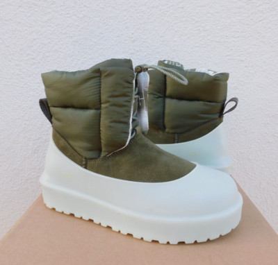 UGG OLIVE CLASSIC MAXI TOGGLE WINTER GALOSH BOOTS, WOMEN US 9/ EUR 40 ~NEW