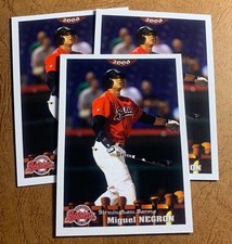 MIGUEL NEGRON Birmingham Barons 2008 Grandstand 3 ct lot
