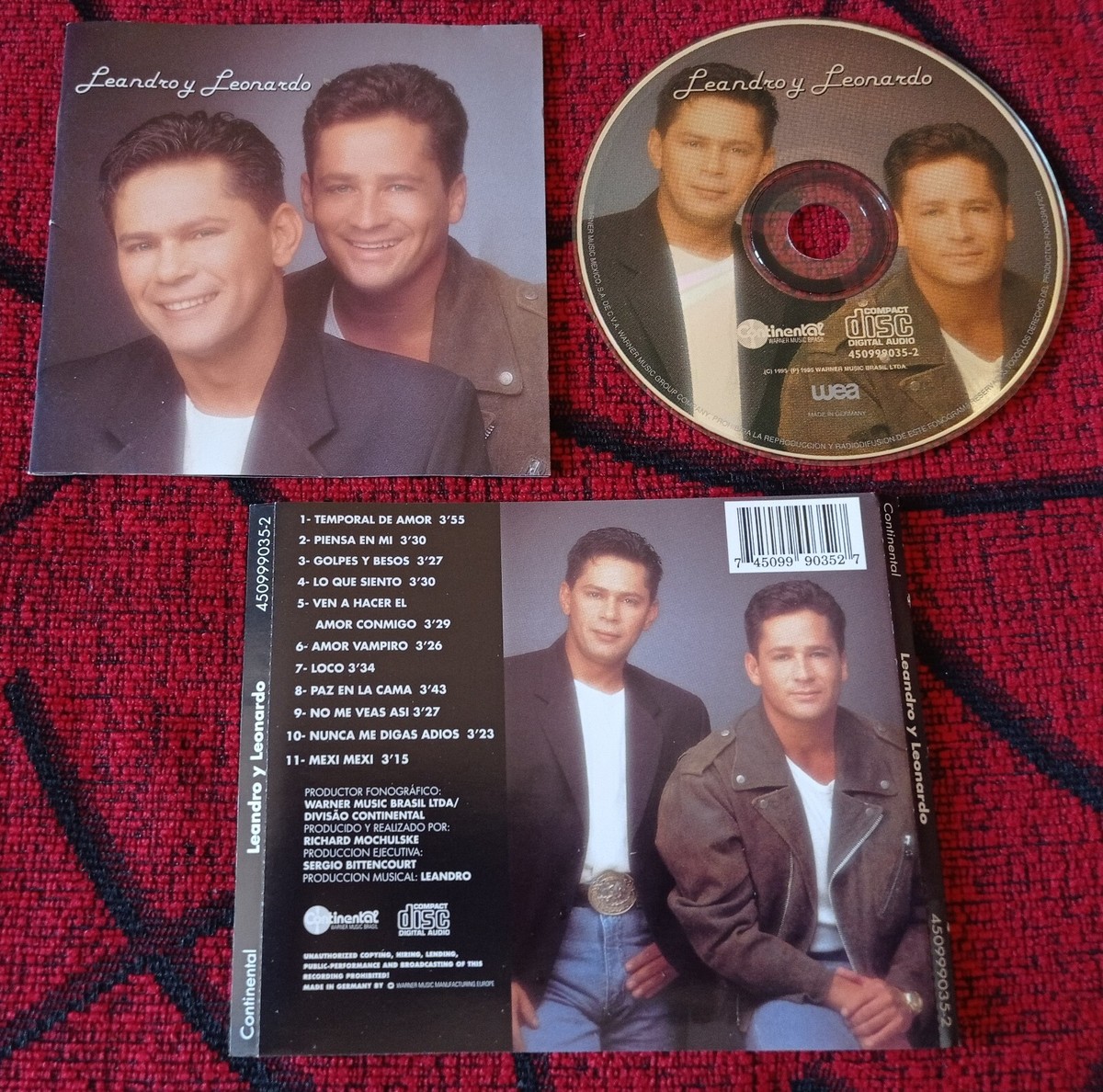 LEANDRO Y LEONARDO ** Leandro y Leonardo ** ORIGINAL 1995 CD IN