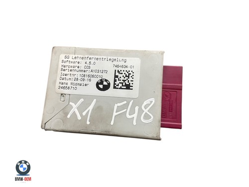 16-22 BMW X1 F48 VORDERSITZLEHNE STEUERGERÄT ECU 7464634