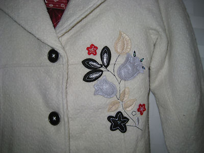 Manteau Fille Pumpkin Patch - Taille US 9 (135cm) - Beige Texturé - Neuf Avec étiquettes