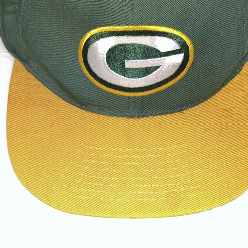Vintage Green Bay Packers Hat Snapback Logo Game Day NFL NWT Bobby
