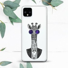 Cute Giraffe Hipster Animal Case For Google Pixel 2 3 3a 4 4a 5 6 7 8 XL