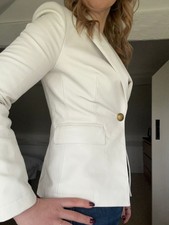 Pinko – White Sexy Jacket S Size