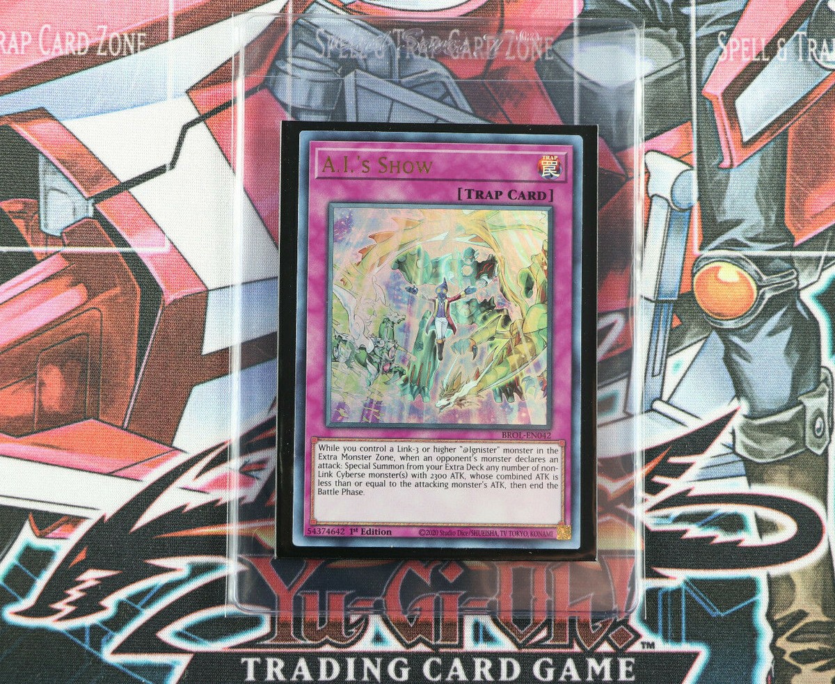 YuGiOh Trap Card A.I.'s Show BROL-EN042 1st Edition Ultra Rare