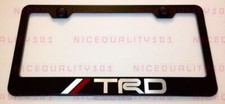 Trd Pro Sport 4x4 Stainless Steel Finished License Plate Frame Holder Rust Free