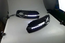 For Audi Q5 2009-2012 LED DRL Daytime Running Fog Light Lamp Pair