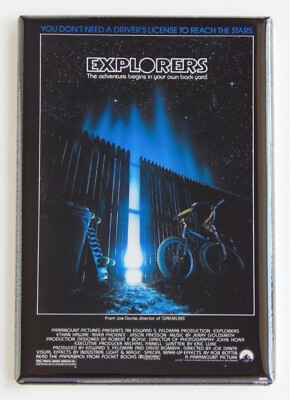 Explorers FRIDGE MAGNET movie poster