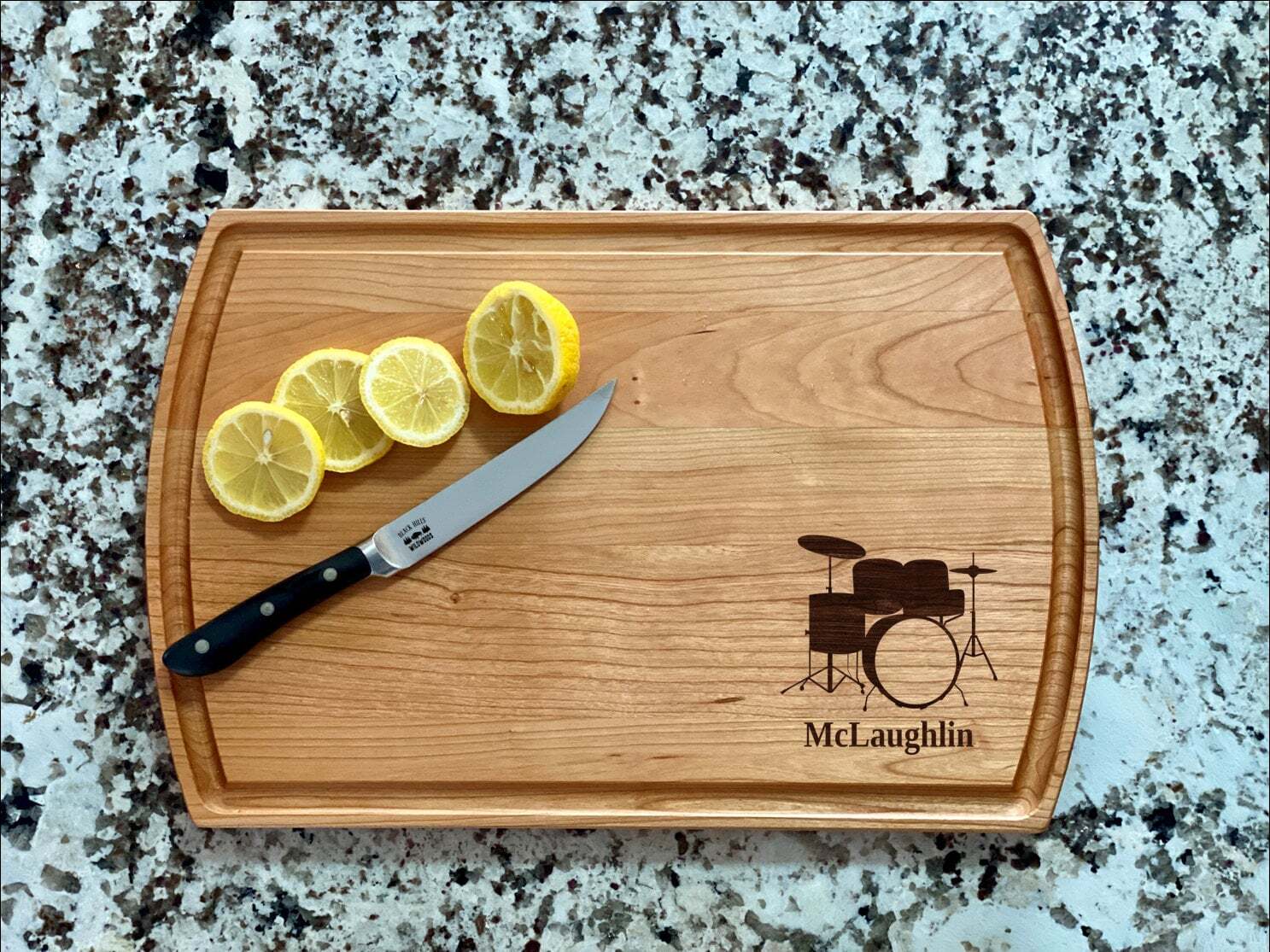 Drum Set Drummer Drums Cutting Board | Musician Charcuterie Board | Custom