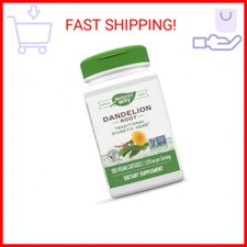 Nature's Way Dandelion Root, Traditional Diuretic Herb , 100 Vegan Capsules