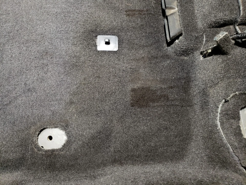 Conjunto de alfombra de piso trasero Honda Accord EX-L 2008-2012 negro OEM 83302-TE0-A01ZA Foto 3 de 4