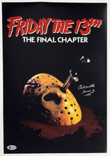Ted White Signed Friday The 13th Part IV 11x17 Poster Photo Autograph BAS COA Ted White Signed Friday The 13th Part IV 11x17 Poster Photo Autograph BAS COA