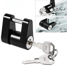 Trailer Hitch Coupler Lock Dia 14 Span 34 For Tow Boat Rv Truck Car 2 Keys
