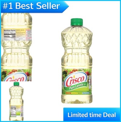 Canola Oil 40 Fluid Ounce Cooking Frying Baking Cholesterol Free Trans Fat Free