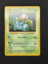 Ivysaur 30/102 Uncommon Base Set Shadowless Pokemon Unlimited Lightly Played on eBay