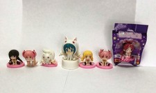 Madoka Magica Mini Figures 7 Pack Figure Set Used Collectible Rare Find