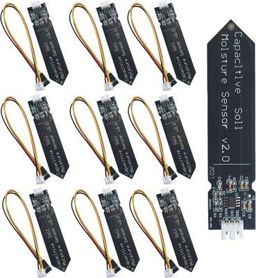 Capacitive Soil Moisture Sensor Module 3.3V 5V Arduino Raspberry Pi DIY 10