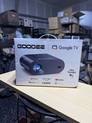 Goodee 1080p Smart Projector with Bluetooth and Netflix/Amazon Prime Video