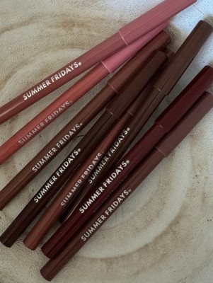 Summer Fridays Authentic Flushed Lip Stain 12HR Long-Lasting Lip Tint 6 Colors