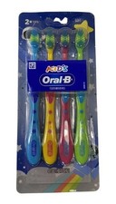 Oral-B Kids Manual Toothbrush 4 Count, Soft Bristles for Ages 2 Years