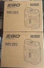 Lot Of 2 - EGO POWER BA2800T 56V 5.0 Ah Lithium-ion Battery/Fuel Gauge OEM NEW