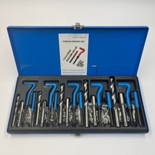 131pcs SAE Thread Repair Kit HSS Drill Helicoil Kit Standard For Rethreading
