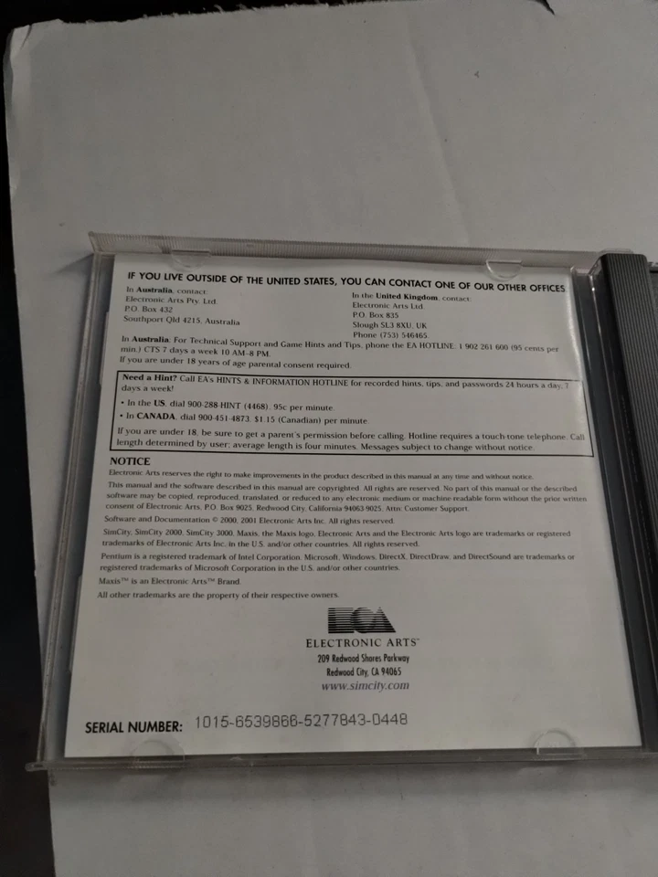 SimCity 3000 Unlimited Sim City Windows PC CD-ROM Computer Simulation Game w/Key - Image 3 of 4