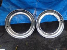 Pair Mopar Ford Gm Old 15 Beauty Trim Rings 1940s 1950s 10 14 Opening Pair Mopar Ford Gm Old 15 Beauty Trim Rings 1940s 1950s 10 14 Opening