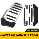 [SILVER] Non-Slip Automatic Gas Brake Foot Pedal Cover Pad Car Accessories Parts