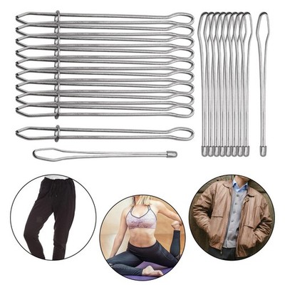 20x Zum Selbermachen Seil Einfädler Clip Zugschnur Einfädler für Hoodies Mäntel Shorts