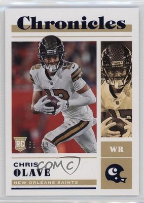 2022 Panini Chronicles Blue 88/99 Chris Olave #45 Rookie RC 0w8