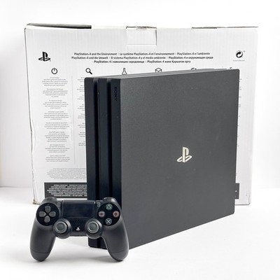 SONY PS4 PRO PLAYSTATION 4 PRO 1TB CONSOLE WITH BOX + CONTROLLER + CABLES