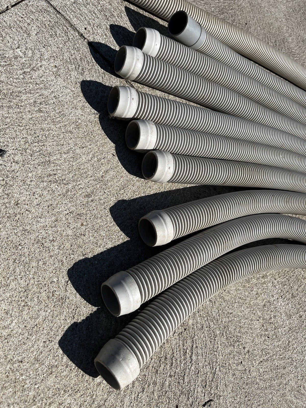 Hayward Puri Tech Hose Silver Navigator Pool Vac Ultra Aquabug 1.5in x 4ft 10pk