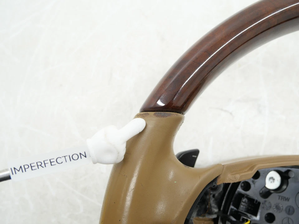 二手木纹方向盘带桨移 2007 - 2013 梅赛德斯奔驰 S550 原始设备制造商 — 第 3/4 张图片