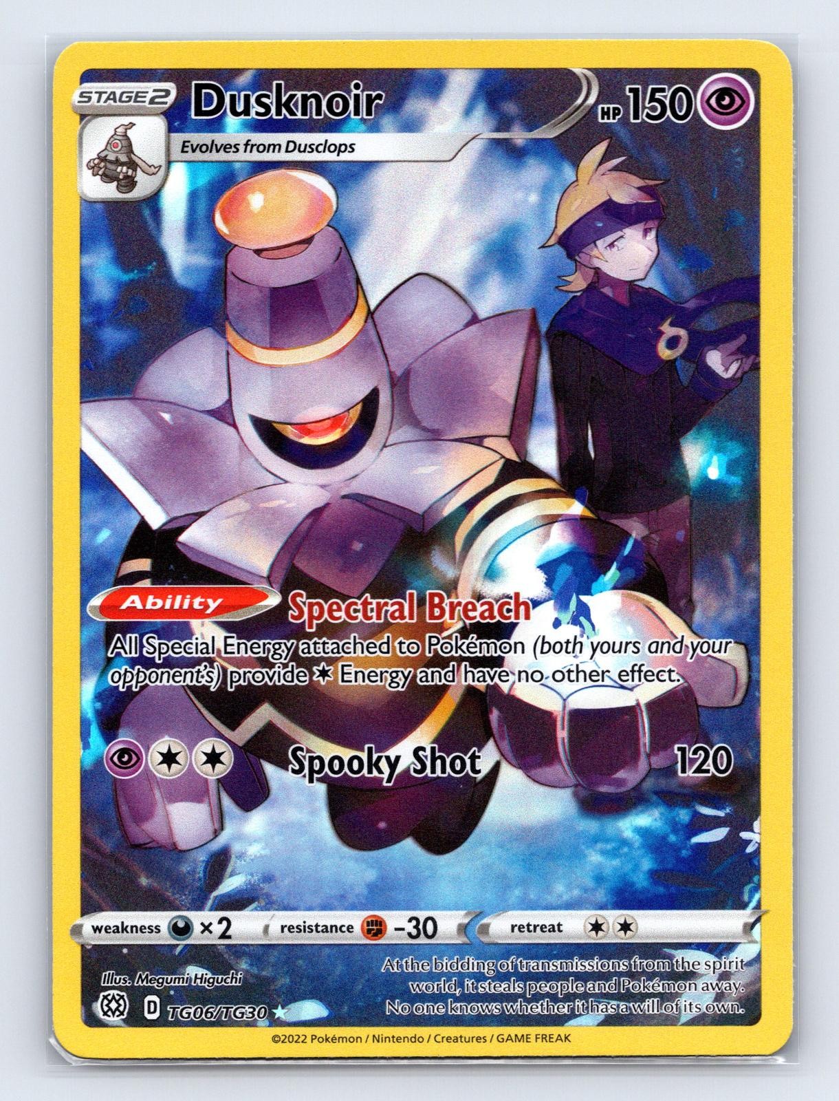 Dusknoir TG06/TG30 Holo Brilliant Stars Trainer Gallery Pokemon NM