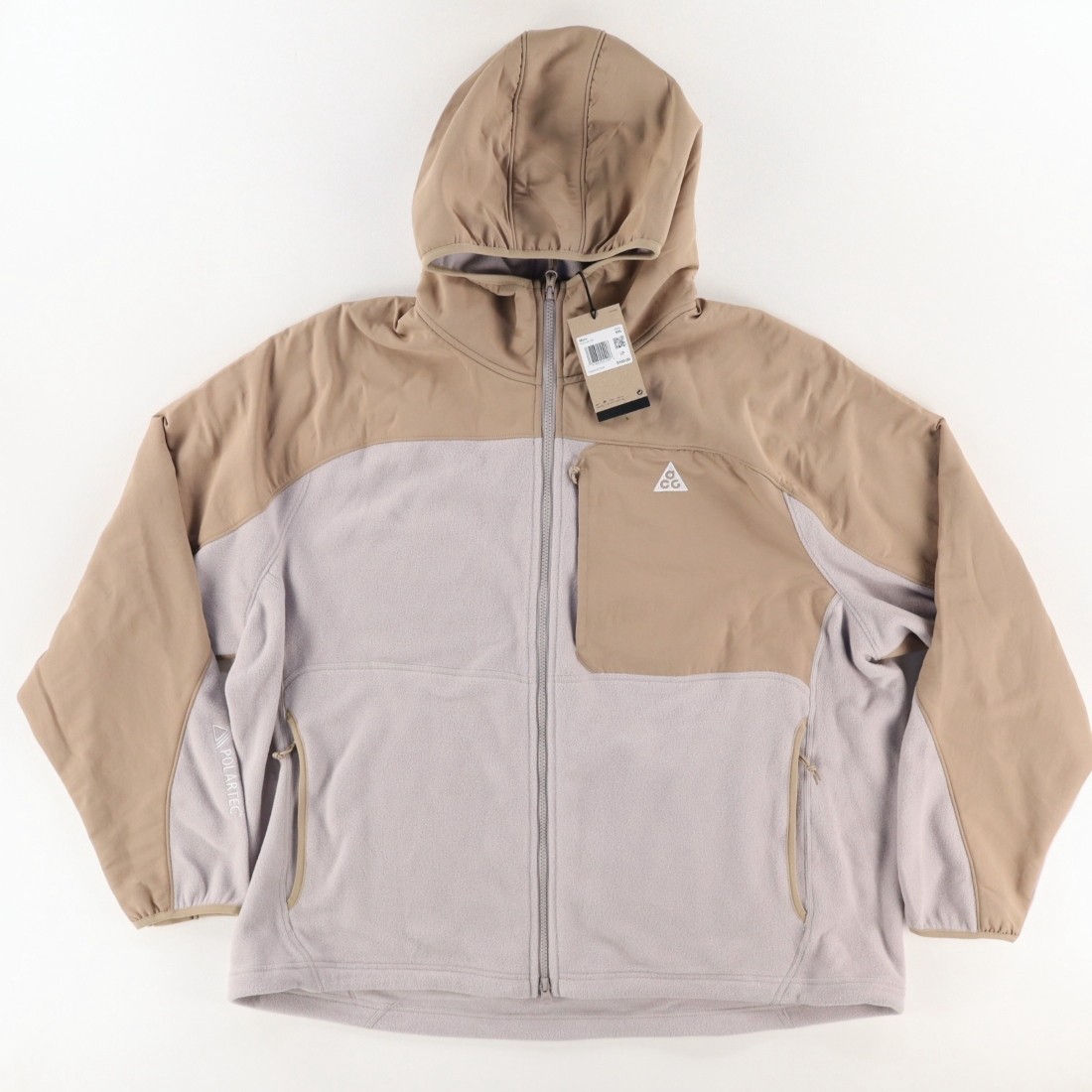 Nike ACG Wolftree Thermal Layer 2 Fleece Jacket Sand Men's 2XL | eBay