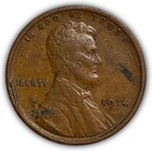1914 Lamination Error Lincoln Wheat Cent Extremely Fine XF Coin #24211