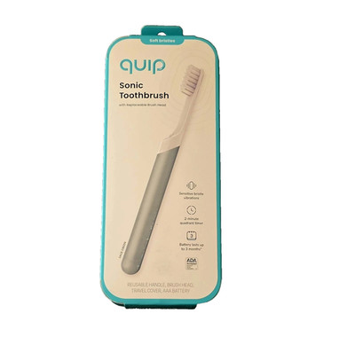 Quip Sonic Toothbrush - Sage Green  opened