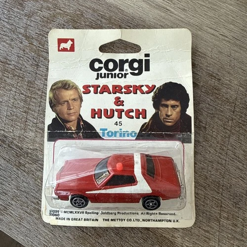 Vintage Corgi Junior Starsky & Hutch 45 Torino The Mettoy Co. LTD. NEW SEALED