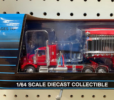 Camión Kenworth T800 escala 1/64 DCP rojo/chm 1:64 SOLO para dormir