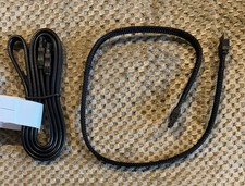 SATA III 6Gbps Data Cable 2-Pack - 18in  3ft HDD SSD PC Build Black New