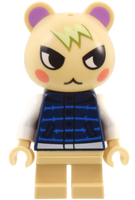 Lego Animal Crossing Minifigur - Ani006 - Huschke - Aus 77048